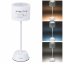 Rückladbare LED-Tischlampe mit Touchsensor, weiß, Victionary Angebot