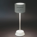 Rückladbare LED-Tischlampe mit Touchsensor, weiß, Victionary Katalog