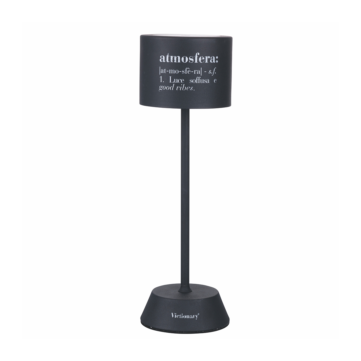 Schwarze LED-Tischlampe, dimmbar, touchgesteuert und wiederaufladbar Victionary Aktion Schwarze LED-Tischlampe, dimmbar, touchgesteuert und wiederaufladbar Victionary Aktion