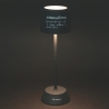 Schwarze LED-Tischlampe, dimmbar, touchgesteuert und wiederaufladbar Victionary Sales