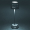 Schwarze LED-Tischlampe, dimmbar, touchgesteuert und wiederaufladbar Victionary Rabatte