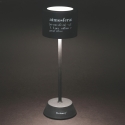 Schwarze LED-Tischlampe, dimmbar, touchgesteuert und wiederaufladbar Victionary Katalog