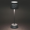 Schwarze LED-Tischlampe, dimmbar, touchgesteuert und wiederaufladbar Victionary Katalog