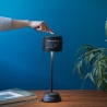 Schwarze LED-Tischlampe, dimmbar, touchgesteuert und wiederaufladbar Victionary Verkauf