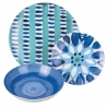 18-teiliges Geschirrset im mediterranen Stil Aquazul Verkauf