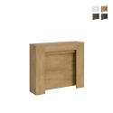 Ausziehbare Konsole für Eingangsbereich und Esszimmer, Platz für 10 Personen, 90×25-211, Modell Kiba Lagerbestand