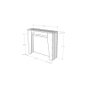 Moderne, minimalistische ausziehbare Konsole 90×25-211 Anea 