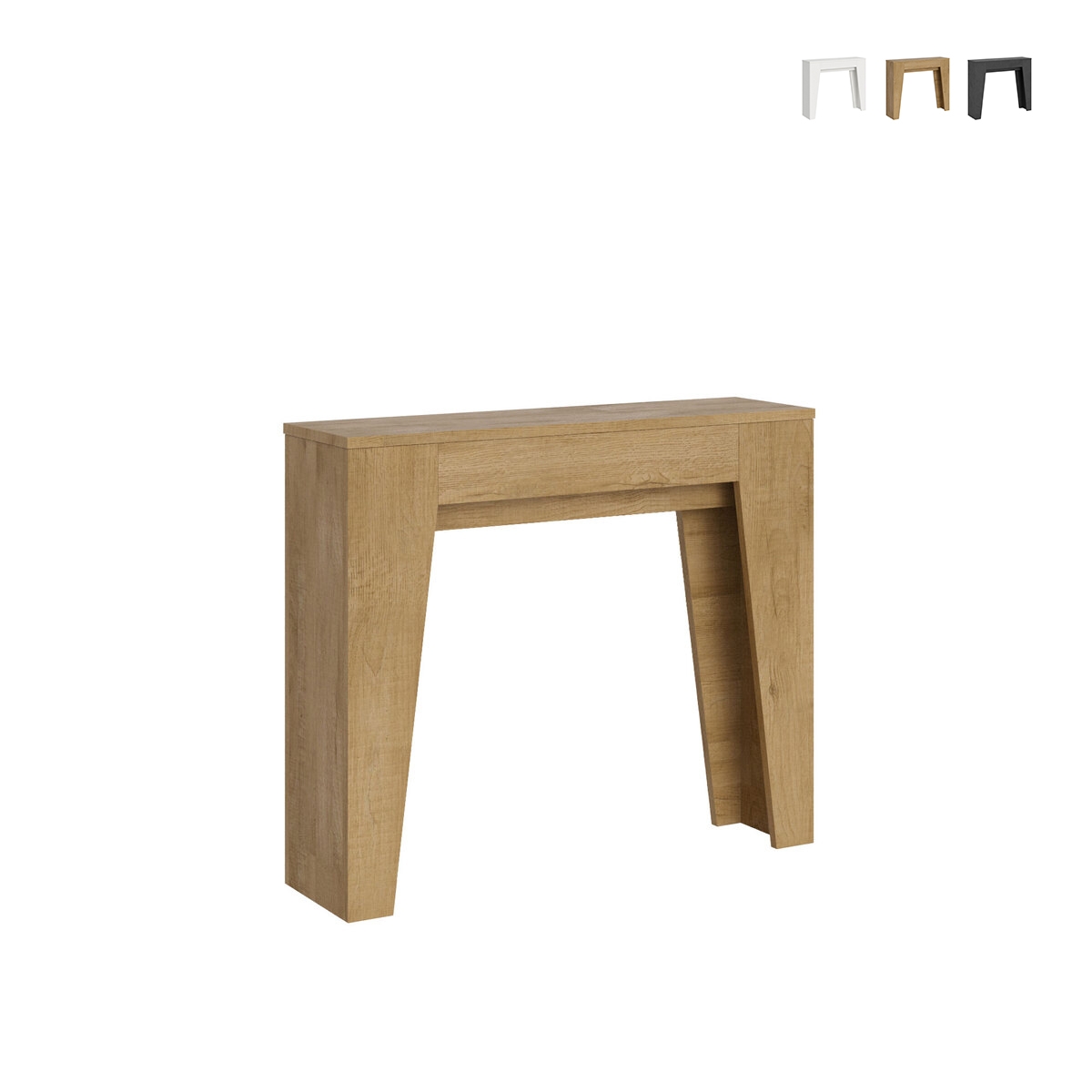 Verlängerbarer Konsolentisch für Küche oder Eingangsbereich, modernes Design, 90×25-181 Narrow Rabatte Verlängerbarer Konsolentisch für Küche oder Eingangsbereich, modernes Design, 90×25-181 Narrow Rabatte