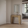 Verlängerbarer Konsolentisch für Küche oder Eingangsbereich, modernes Design, 90×25-181 Narrow Katalog