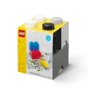 Set 4 Aufbewahrungsboxen schwarz weiß hellgrau LEGO Storage Brick Multi Pack Angebot