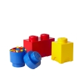 LEGO Aufbewahrungsbox Multi Pack, Set mit 3 Containern in Blau, Rot, Gelb Aktion