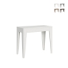 Erweiterbarer Konsolentisch minimalistisches Design für 10 Personen 90x42-198 Isotta Small Aktion