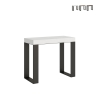 Ausziehbare Konsole im minimalen Industriedesign 90x40-196 Tecno Small Aktion