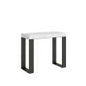 Ausziehbare Konsole im minimalen Industriedesign 90x40-196 Tecno Small Lagerbestand