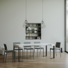 Ausziehbare Konsole im minimalen Industriedesign 90x40-196 Tecno Small Auswahl