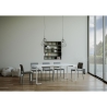 Ausziehbarer Konsolentisch für 14 Personen, minimalistisches Design, Küche 90x40-300 Tecno Katalog