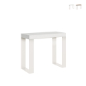 Ausziehbarer Konsolentisch für 14 Personen, minimalistisches Design, Küche 90x40-300 Tecno Aktion