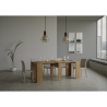 Ausziehbarer Konsolentisch aus Naturholz Eingang/Wohnzimmer 90x48-308 Basic Angebot