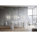 Ausziehbarer Esstisch, modernes Design, 90x42-198, Emy Small Katalog