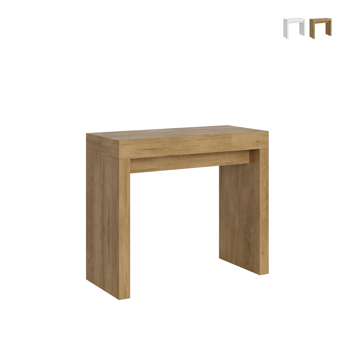 Erweiterbarer Konsolentisch moderner Küchentisch 90x40-300 Roxell Angebot
