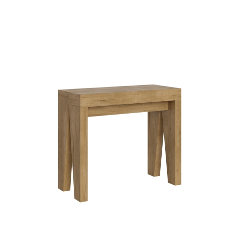 Ausziehbarer Konsolentisch im modernen Design aus Holz 90x40-300 Naxy Aktion
