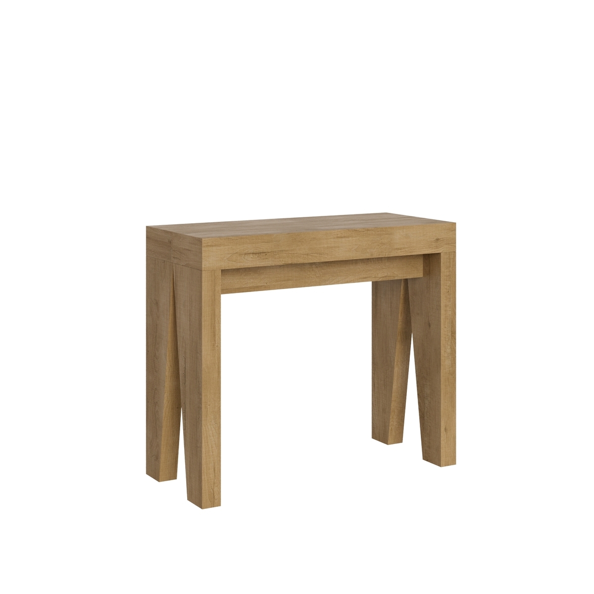 Ausziehbarer Konsolentisch im modernen Design aus Holz 90x40-300 Naxy Aktion Ausziehbarer Konsolentisch im modernen Design aus Holz 90x40-300 Naxy Aktion