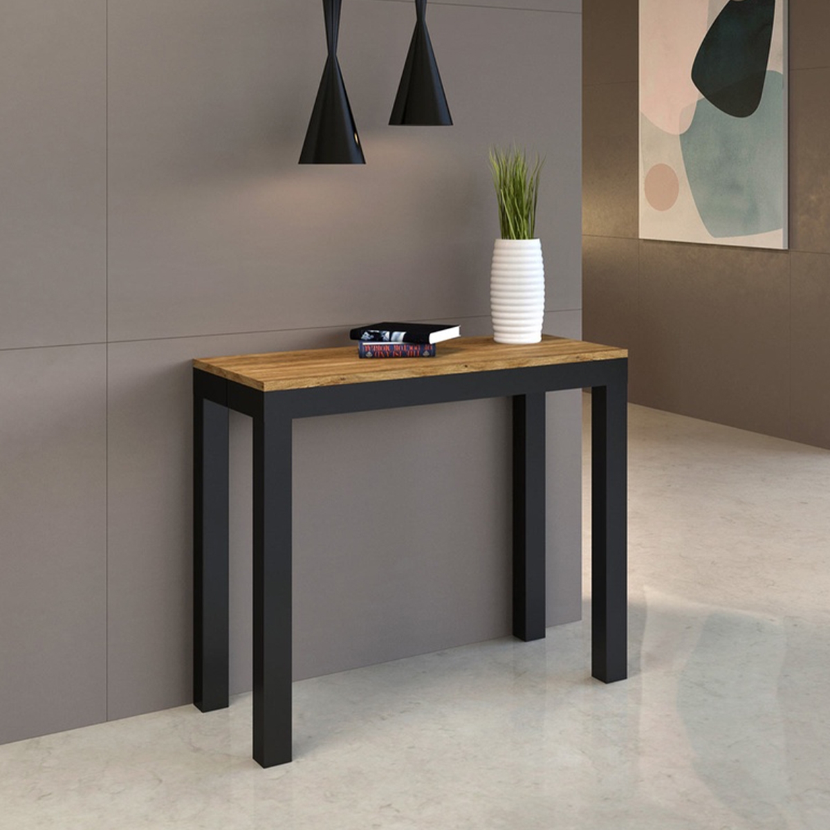 Ausziehbarer Esstisch Konsole 90x40-196 Everyday Small Evolution Aktion Ausziehbarer Esstisch Konsole 90x40-196 Everyday Small Evolution Aktion