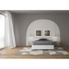 Bett für eineinhalb Personen mit Lattenrost, weiß Esche, 120x190, Nuamo Angebot