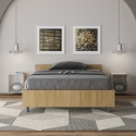 Moderner Polsterbett 120x190cm mit Bettkasten Nuamo Verkauf