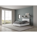 Bett 120x200 mit Bettkasten und hohem Kopfteil Demas Angebot