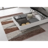 Bett 120x200 mit Bettkasten und hohem Kopfteil Demas Rabatte