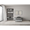 Einzelbett 80x190 cm modern grau Beton ohne Lattenrost Nuamo Angebot