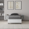 Einzelbett mit Stauraum 80x190 in Weißholz Nuamo Aktion