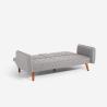 Schlafsofa 2-Sitzer verstellbar mit Armlehne und Getränkehalter Ember Preis