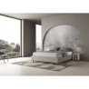 Beiges Polsterbett mit Bettkasten 160x190 Azelia Angebot