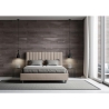 Doppelbett mit Bettkasten und gepolstertem Bettrahmen 160x210 Agueda Angebot