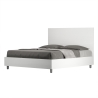 Doppelbett ohne Lattenrost 160x190 cm weiß mit hohem Kopfteil New Egos Verkauf