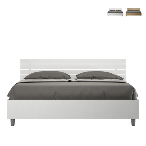 Matratzenbett 160x200cm mit Bettkasten und geneigtem Kopfteil Ankel Bett Aktion