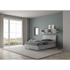 Bett 1,5 Plätze 120x200cm mit Stauraum und geneigtem Kopfteil Demas Angebot
