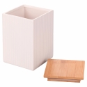 Große Küchenbehälter 10x10x14,5cm aus Steinzeug, Deckel 1080ml Modern Angebot