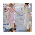 Leinwanddruck "Time for a Bathe Valencia" von Joaquín Sorolla y Bastida Angebot