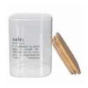 Set aus 3 Glasbehältern 10x14cm für Kaffee, Zucker und Salz Victionary Sales