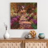 Impressionistisches Wandbild "Sentiero nel giardino di Monet Giverny" Verkauf