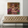 Impressionistisches Wandbild "Sentiero nel giardino di Monet Giverny" Sales