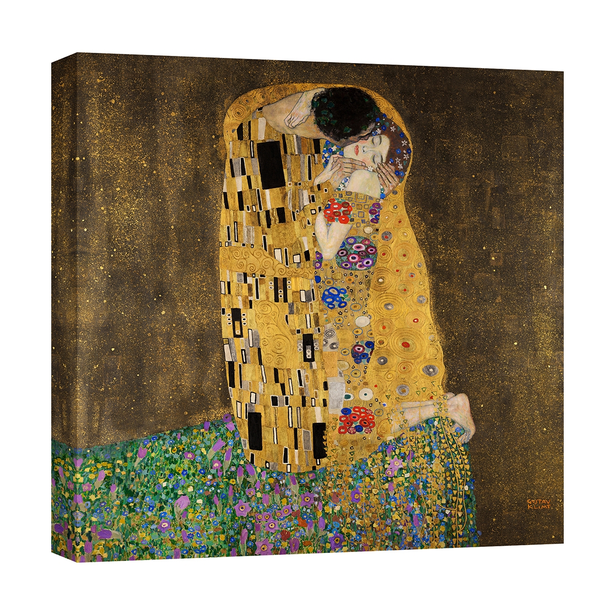 Leinwanddruck Art Nouveau Der Kuss Gustav Klimt Aktion Leinwanddruck Art Nouveau Der Kuss Gustav Klimt Aktion