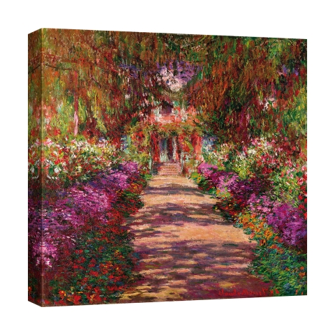 Impressionistisches Wandbild "Sentiero nel giardino di Monet Giverny" Aktion