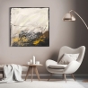 Moderner abstrakter Kunstdruck auf Leinwand Winter Melody H. Romero Verkauf