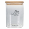 Victionary Kaffeebehälter aus Glas 10x10x14cm mit Bambusdeckel Sales