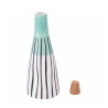 Keramisches Ölfläschchen 532 ml pyramidenförmiges Design mit Korkverschluss Venice Lido Verkauf