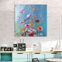 Buntes Blumenbild auf Leinwand Pick of the Day Nel Whatmore Verkauf